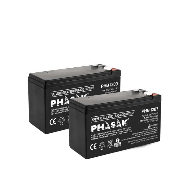 Phasak - Batería 12V 12Ah - PHB 1212