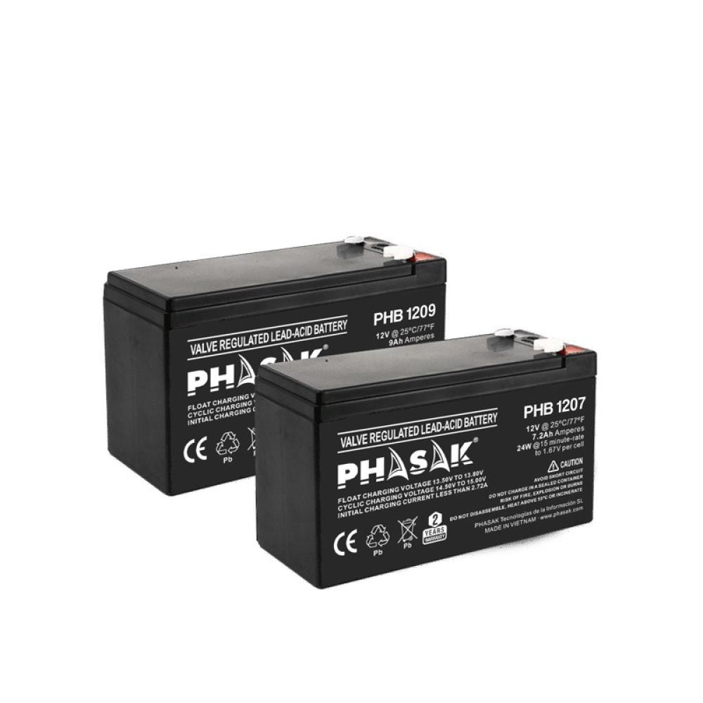 Phasak - Batería 12V 12Ah - PHB 1212
