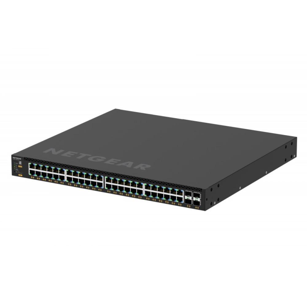 NETGEAR - M4350-48G4XF Gestionado L3 Gigabit Ethernet (10/100/1000) Energía sobre Ethernet (PoE) 1U Negro