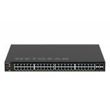 NETGEAR - M4350-48G4XF Gestionado L3 Gigabit Ethernet (10/100/1000) Energía sobre Ethernet (PoE) 1U Negro