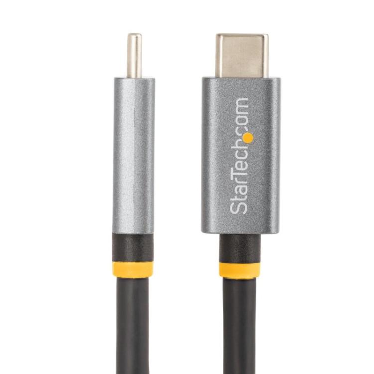 StarTech.com - Cable USB4 de 1m - Cable USB-C Certificado USB-IF 40Gbps - Cable USB Tipo C - Power Delivery PD de 100W 5A - Modo