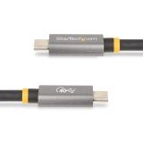 StarTech.com - Cable USB4 de 1m - Cable USB-C Certificado USB-IF 40Gbps - Cable USB Tipo C - Power Delivery PD de 100W 5A - Modo