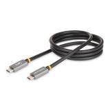StarTech.com - Cable USB4 de 1m - Cable USB-C Certificado USB-IF 40Gbps - Cable USB Tipo C - Power Delivery PD de 100W 5A - Modo