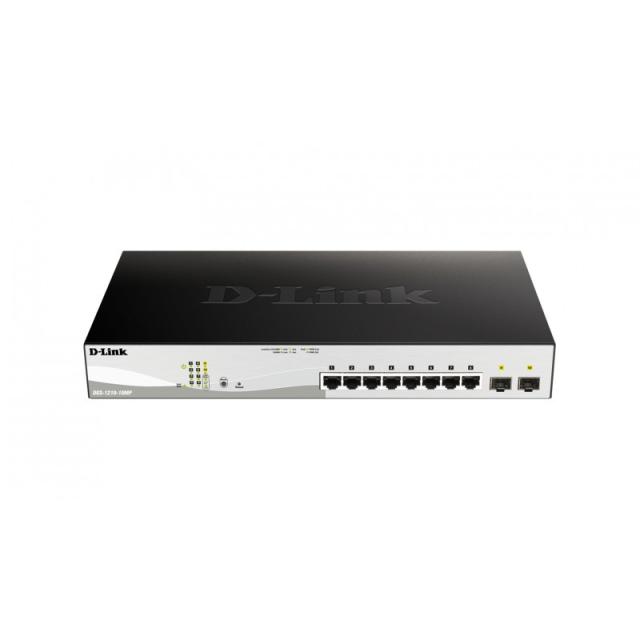 D-Link - DGS-1210-10MP switch Gestionado L2/L3 Gigabit Ethernet (10/100/1000) Energía sobre Ethernet (PoE) Negro