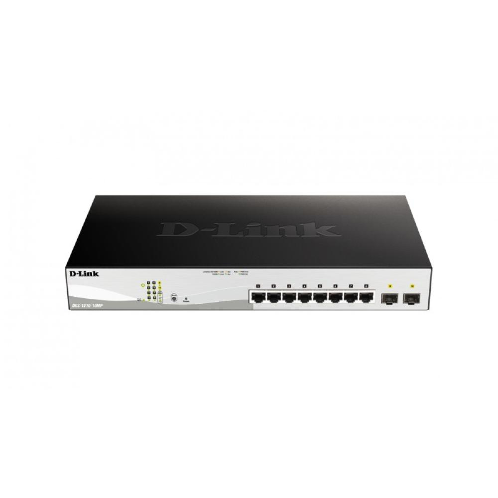 D-Link - DGS-1210-10MP switch Gestionado L2/L3 Gigabit Ethernet (10/100/1000) Energía sobre Ethernet (PoE) Negro