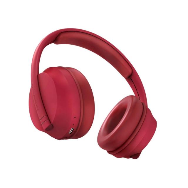Energy Sistem - Hoshi Eco Auriculares Inalámbrico Diadema Llamadas/Música USB Tipo C Bluetooth Rojo
