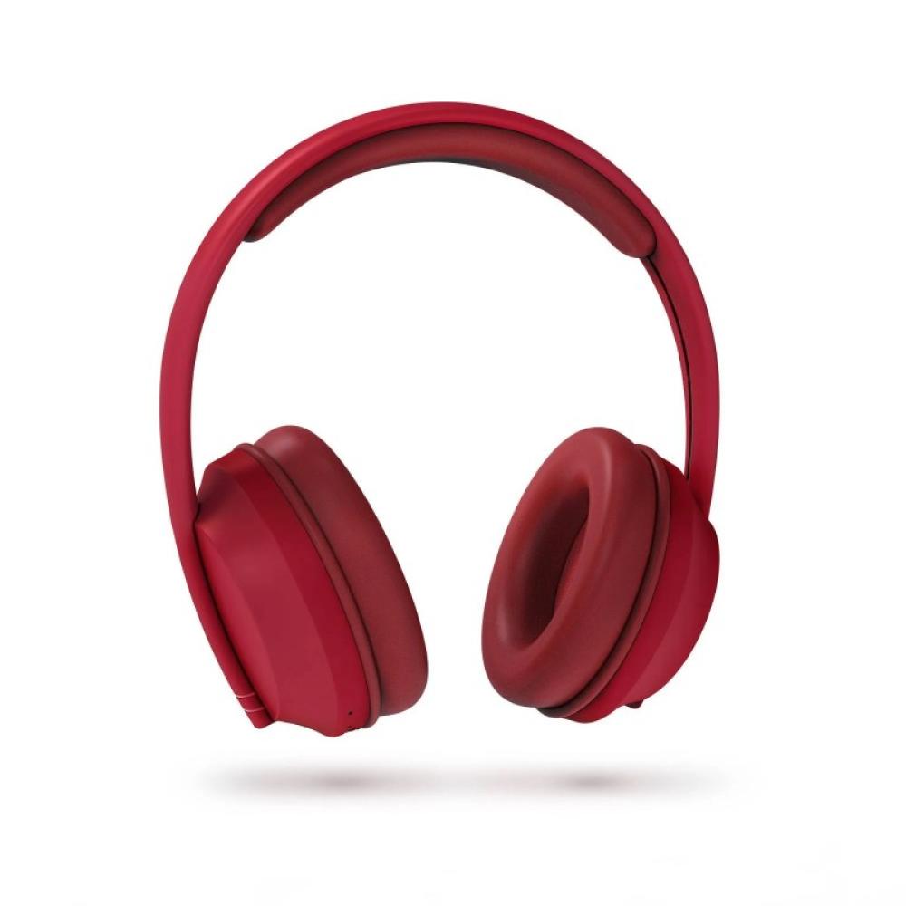 Energy Sistem - Hoshi Eco Auriculares Inalámbrico Diadema Llamadas/Música USB Tipo C Bluetooth Rojo