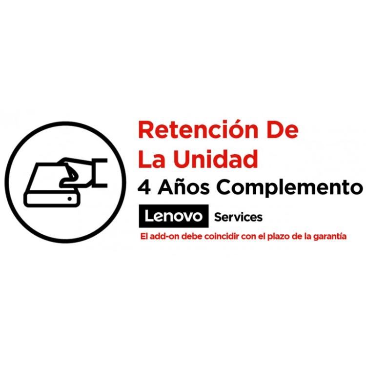 Lenovo - 4Y Keep Your Drive 1 licencia(s) 4 año(s) - 5PS0D80974