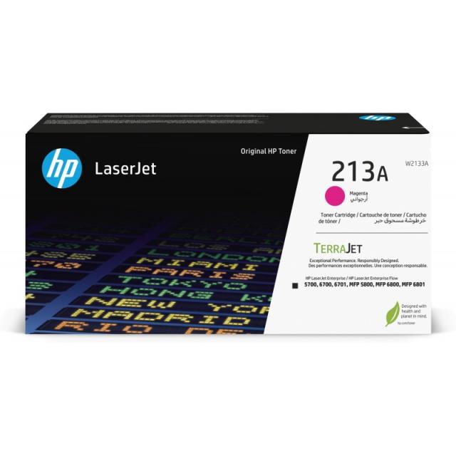 HP - Cartucho de tóner Original LaserJet 213A magenta
