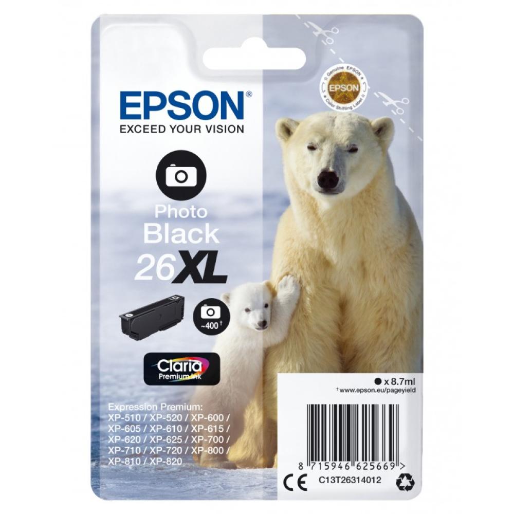 Epson - Polar bear Cartucho 26XL negro foto