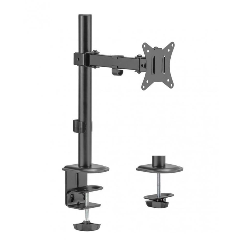 Equip - Soporte de escritorio articulado para monitor de 17«-32», negro