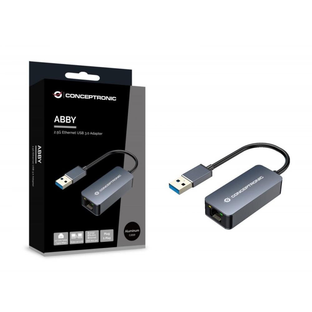 Conceptronic - ABBY12G adaptador y tarjeta de red Ethernet 2500 Mbit/s