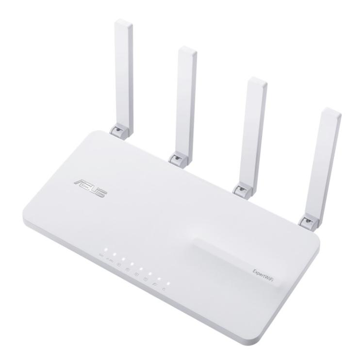 ASUS - EBR63 – Expert WiFi router inalámbrico Gigabit Ethernet Doble banda (2,4 GHz / 5 GHz) Blanco