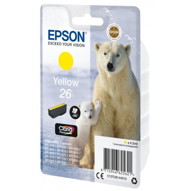 Epson - Polar bear Cartucho 26 amarillo