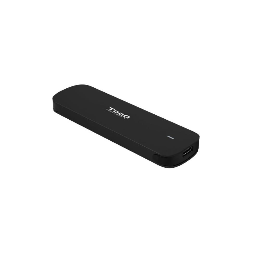TooQ - Caja Externa para SSD M.2 NVMe, Negro