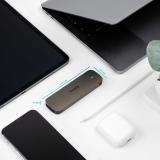 TooQ - Caja Externa para SSD M.2 NGFF, Marrón