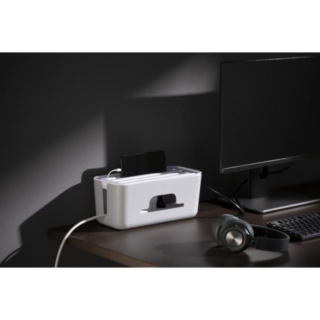 Ewent - EW1569 organizador de cables Universal Caja de cables Blanco 1 pieza(s)