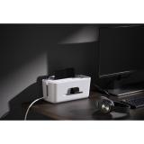Ewent - EW1569 organizador de cables Universal Caja de cables Blanco 1 pieza(s)