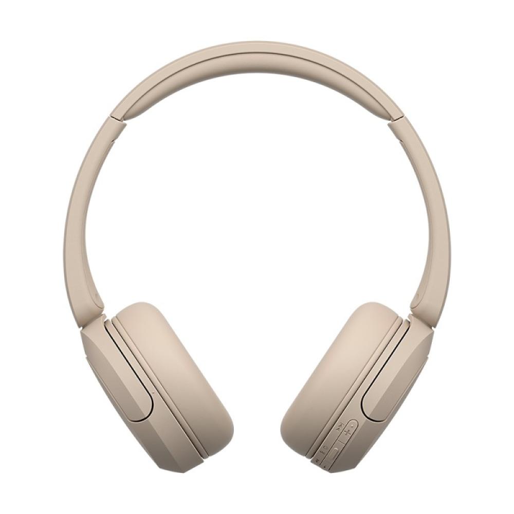 Sony - WH-CH520 Auriculares Inalámbrico Diadema Llamadas/Música USB Tipo C Bluetooth Base de carga Crema de color