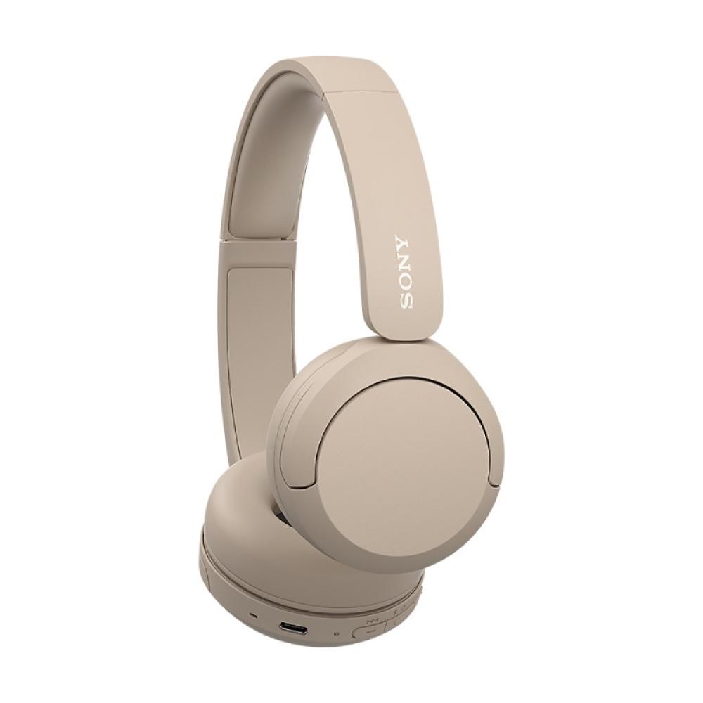 Sony - WH-CH520 Auriculares Inalámbrico Diadema Llamadas/Música USB Tipo C Bluetooth Base de carga Crema de color