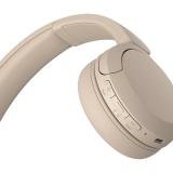 Sony - WH-CH520 Auriculares Inalámbrico Diadema Llamadas/Música USB Tipo C Bluetooth Base de carga Crema de color