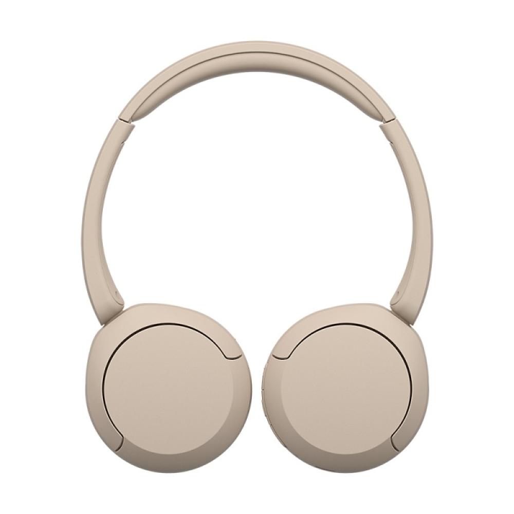 Sony - WH-CH520 Auriculares Inalámbrico Diadema Llamadas/Música USB Tipo C Bluetooth Base de carga Crema de color
