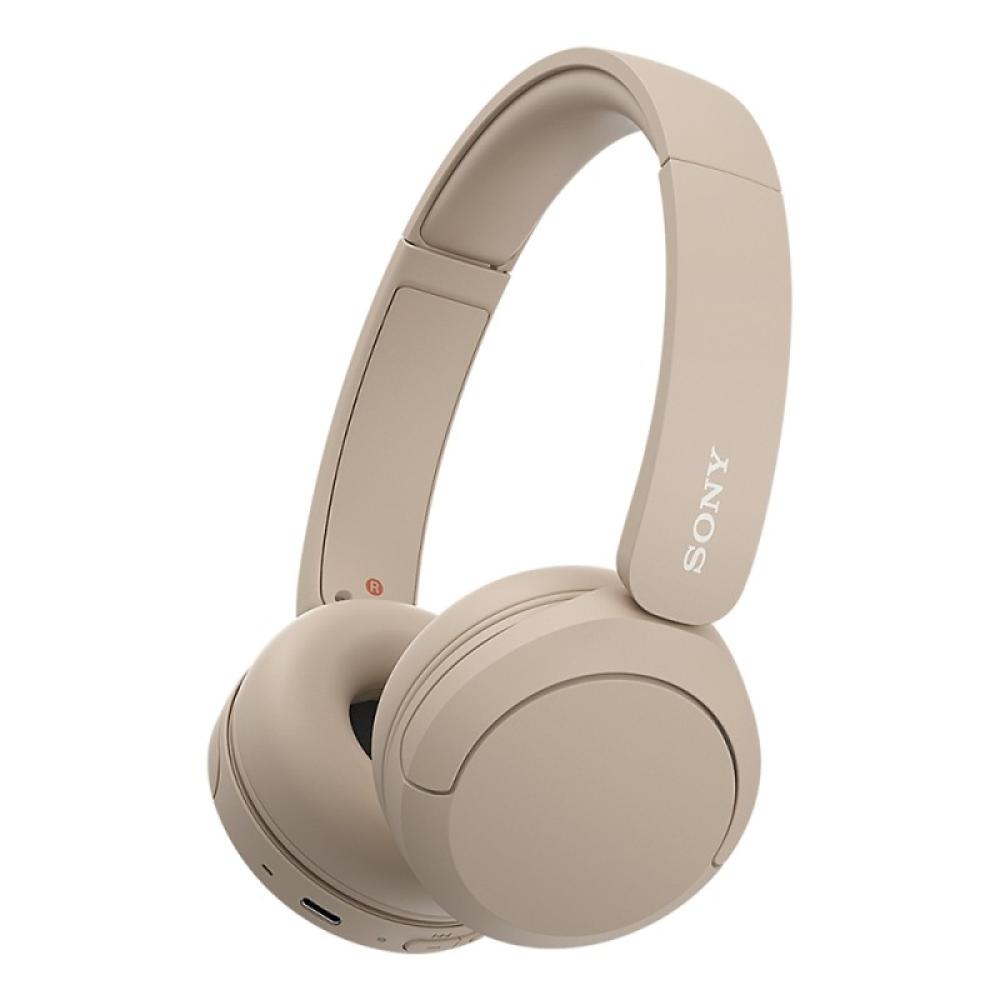 Sony - WH-CH520 Auriculares Inalámbrico Diadema Llamadas/Música USB Tipo C Bluetooth Base de carga Crema de color