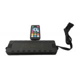 TALIUS - TAL-PACK09-BLK sistema de refrigeración para ordenador Carcasa del ordenador Refrigerador de aire 12 cm Negro 9 pieza(s