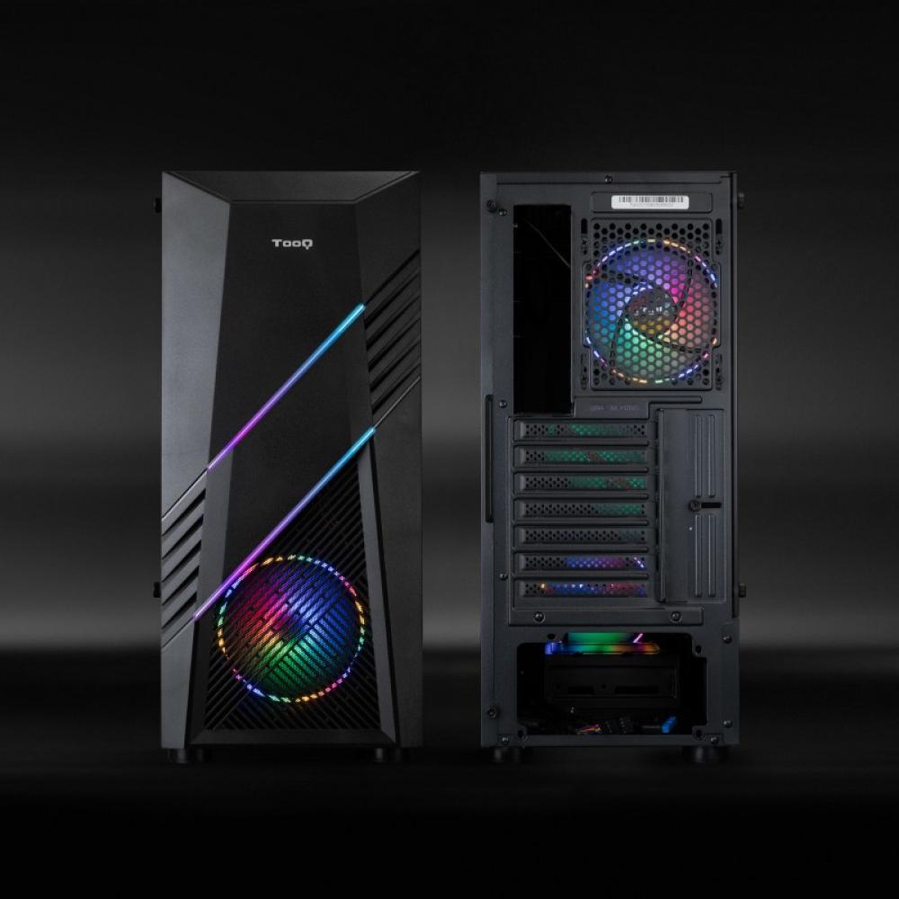 TooQ - Caja Semitorre Gaming TQGCC102-B “BIOHAZARD” Negra