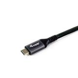 Equip - 128382 Cable USB4 Gen 2x2 C a C, M/M, 2,0 m, PD 100 W, 4K/60 Hz, 20 Gbps, negro