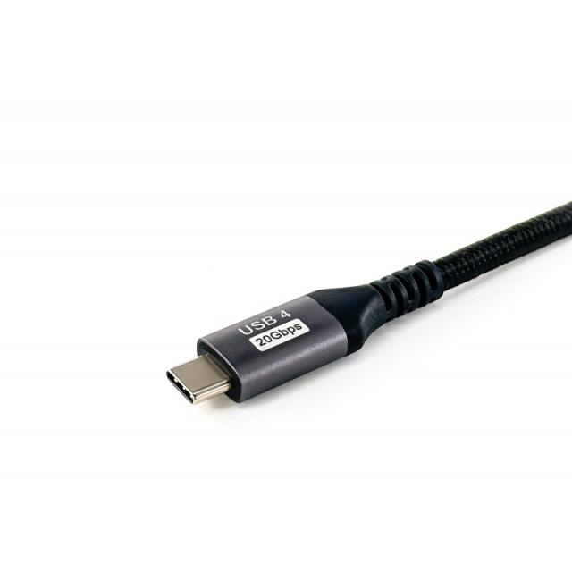 Equip - 128382 Cable USB4 Gen 2x2 C a C, M/M, 2,0 m, PD 100 W, 4K/60 Hz, 20 Gbps, negro
