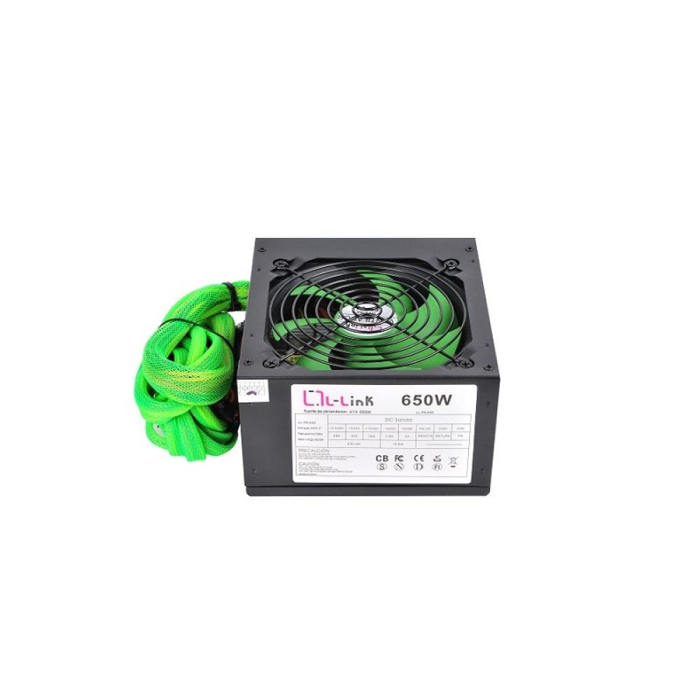 L-Link - LL-PS-650 unidad de fuente de alimentación 650 W ATX Negro