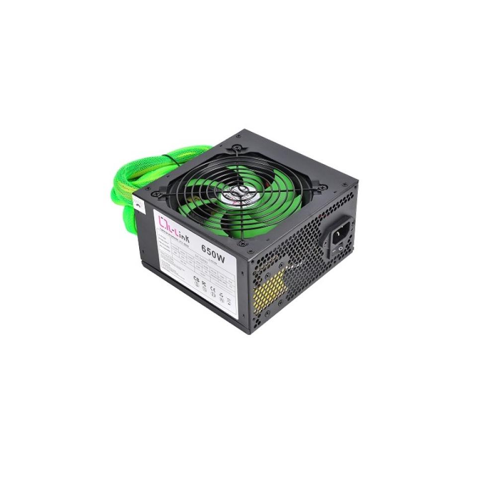 L-Link - LL-PS-650 unidad de fuente de alimentación 650 W ATX Negro