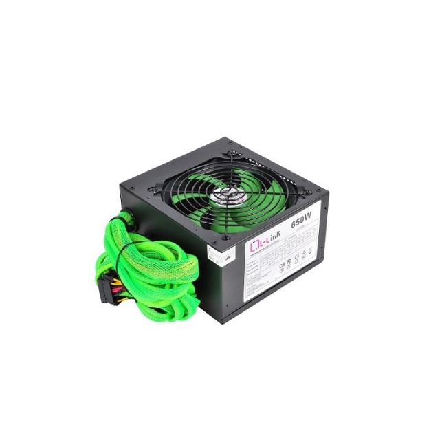 L-Link - LL-PS-650 unidad de fuente de alimentación 650 W ATX Negro