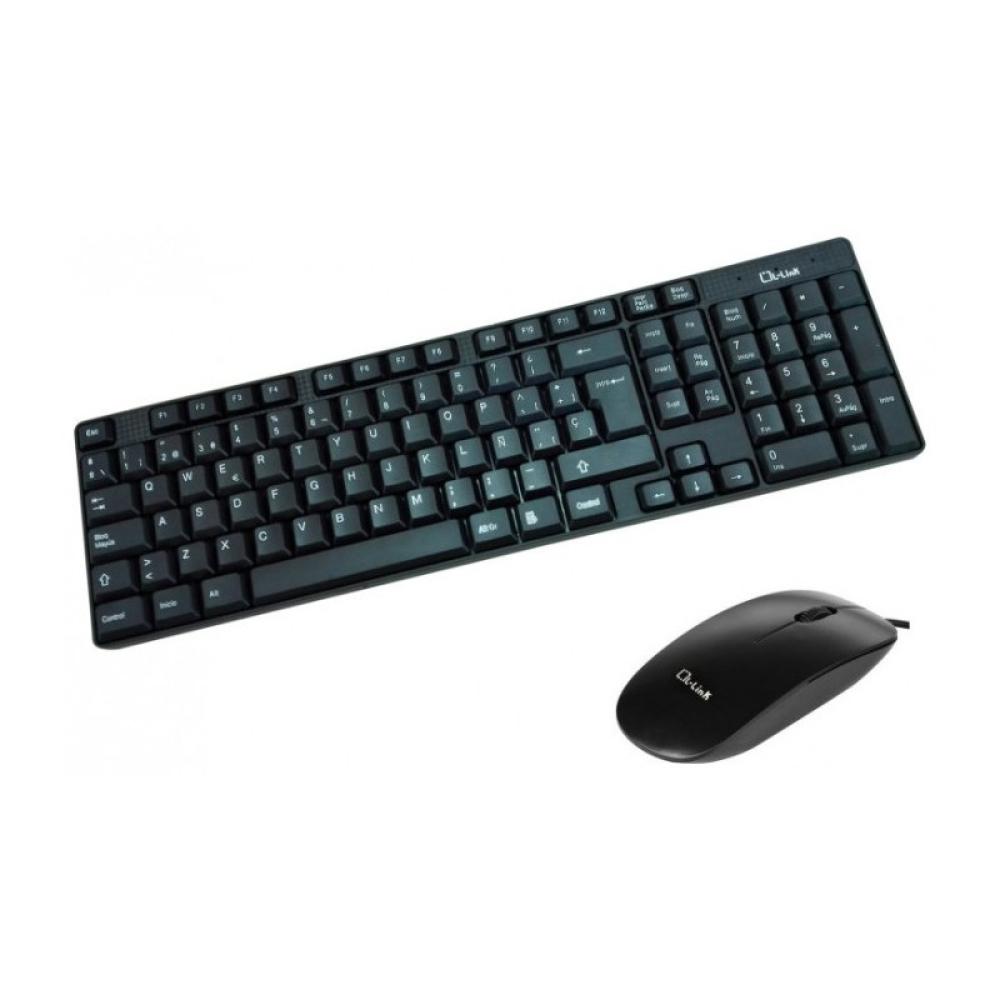 L-Link - LL-KB-816-COMBO teclado USB Español Negro