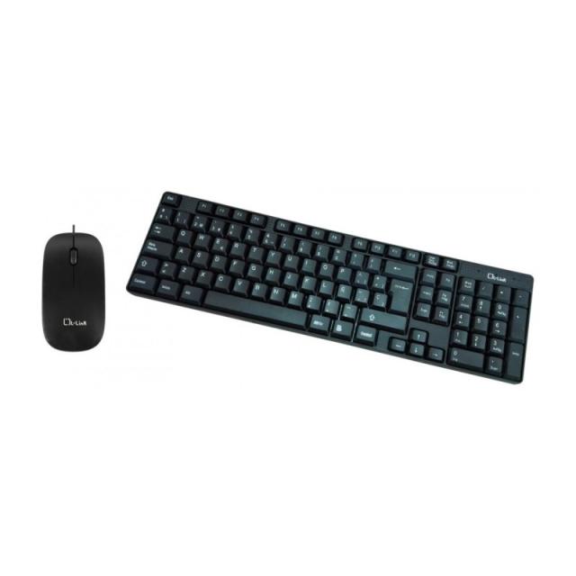 L-Link - LL-KB-816-COMBO teclado USB Español Negro