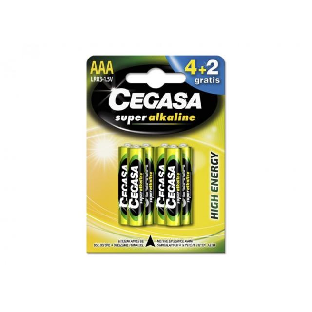 Cegasa - 325887 pila doméstica Batería de un solo uso AAA Alcalino