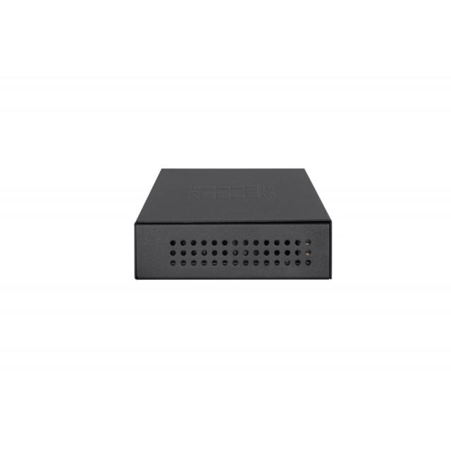 LevelOne - GES-2108P switch Gestionado L2 Gigabit Ethernet (10/100/1000) Energía sobre Ethernet (PoE) Negro