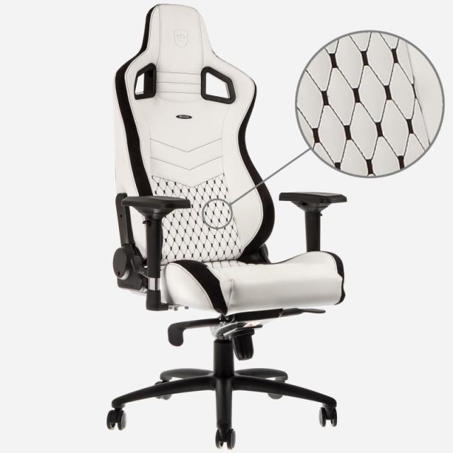 noblechairs - Epic Asiento acolchado Respaldo acolchado - NBL-PU-WHT-001