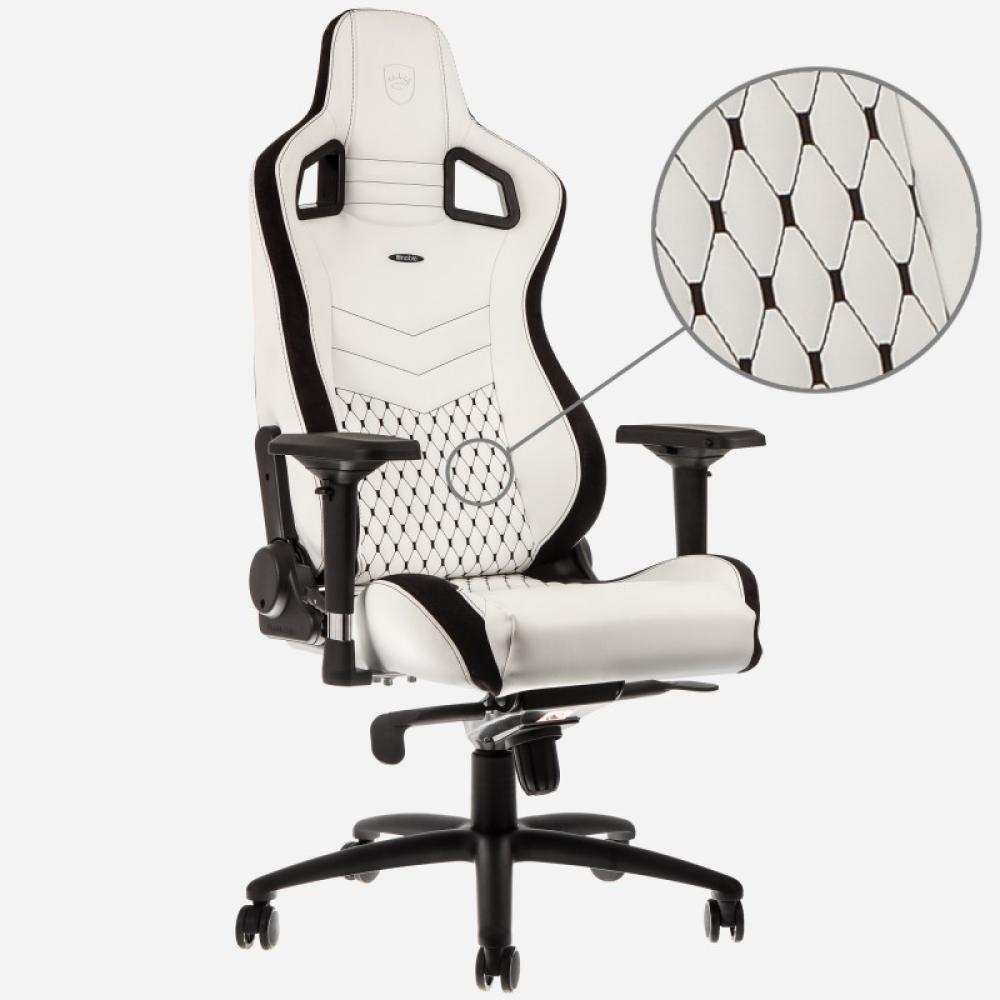 noblechairs - Epic Asiento acolchado Respaldo acolchado - NBL-PU-WHT-001