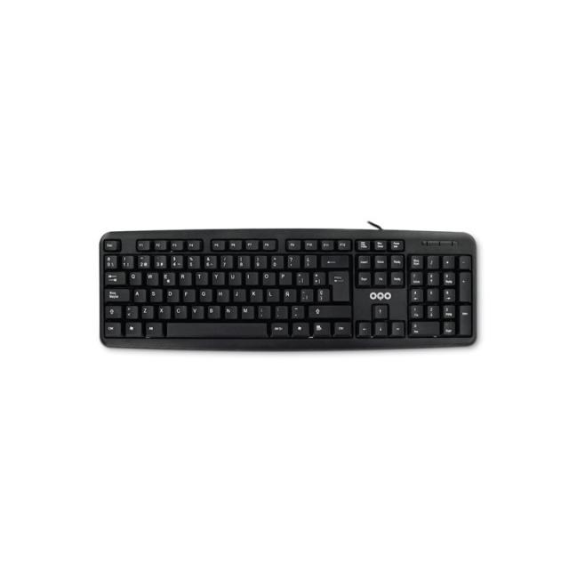 OQO - OQO-T001-U teclado USB QWERTY Español Negro