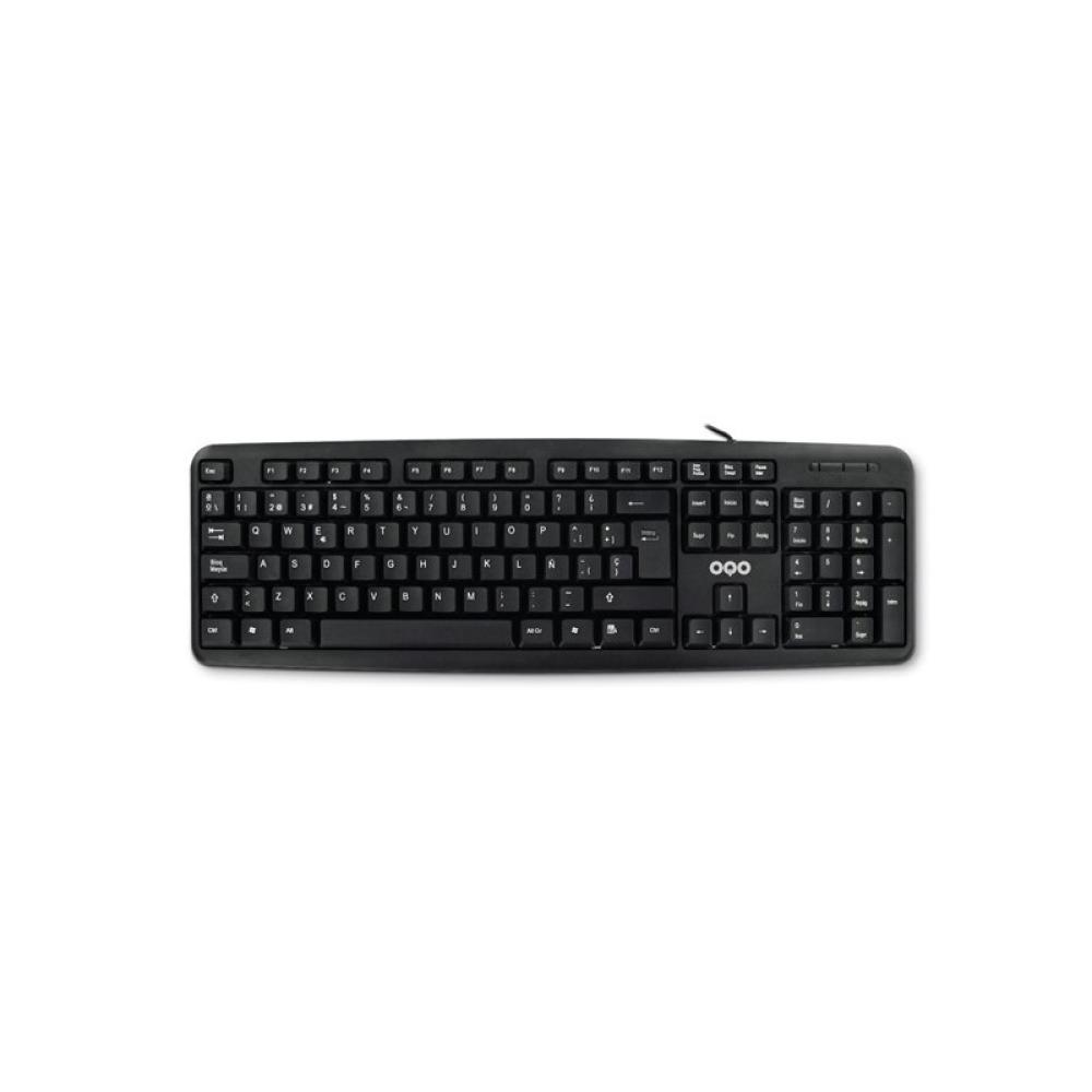 OQO - OQO-T001-U teclado USB QWERTY Español Negro