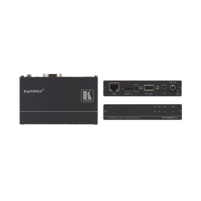 Kramer Electronics - TP-580TXR extensor audio/video Transmisor de señales AV Negro