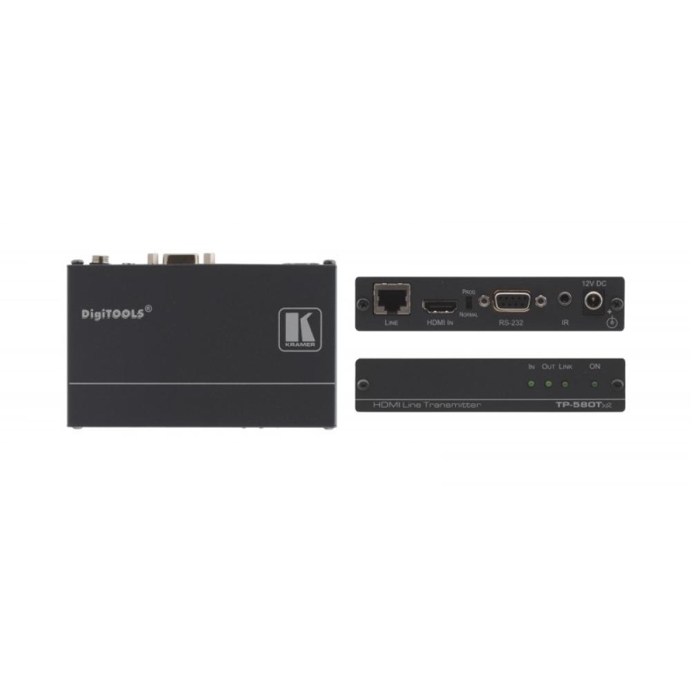 Kramer Electronics - TP-580TXR extensor audio/video Transmisor de señales AV Negro