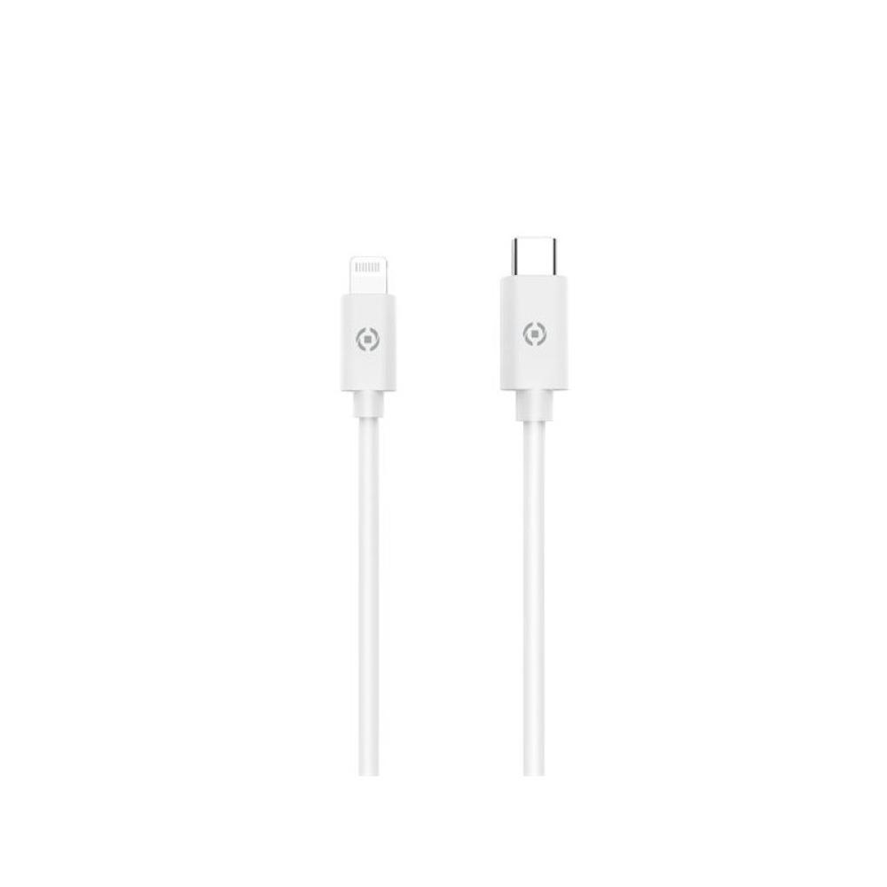 Celly - USBLIGHTC2MWH cable de conector Lightning 2 m Blanco