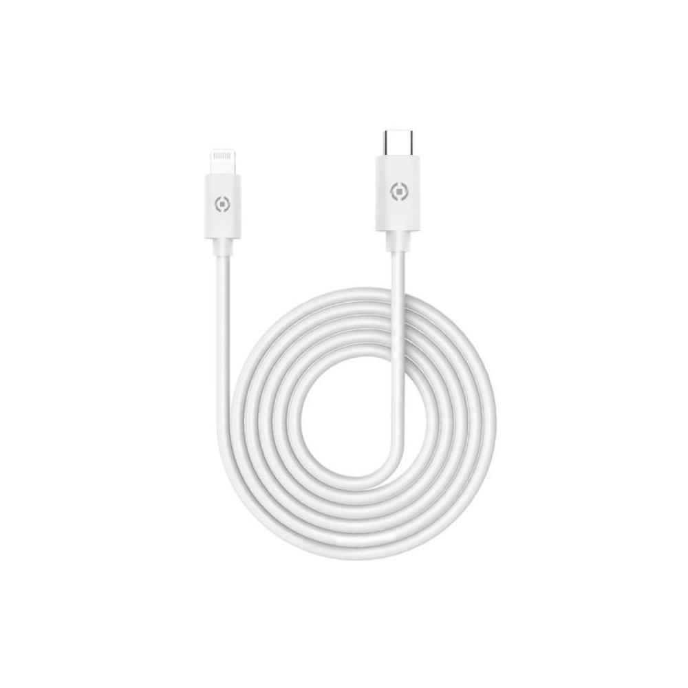 Celly - USBLIGHTC2MWH cable de conector Lightning 2 m Blanco