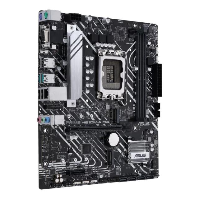 ASUS - PRIME H610M-A D4-CSM Intel H610 LGA 1700 micro ATX