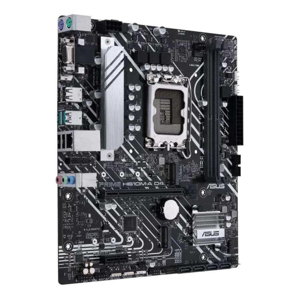 ASUS - PRIME H610M-A D4-CSM Intel H610 LGA 1700 micro ATX