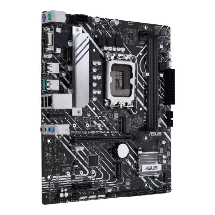 ASUS - PRIME H610M-A D4-CSM Intel H610 LGA 1700 micro ATX
