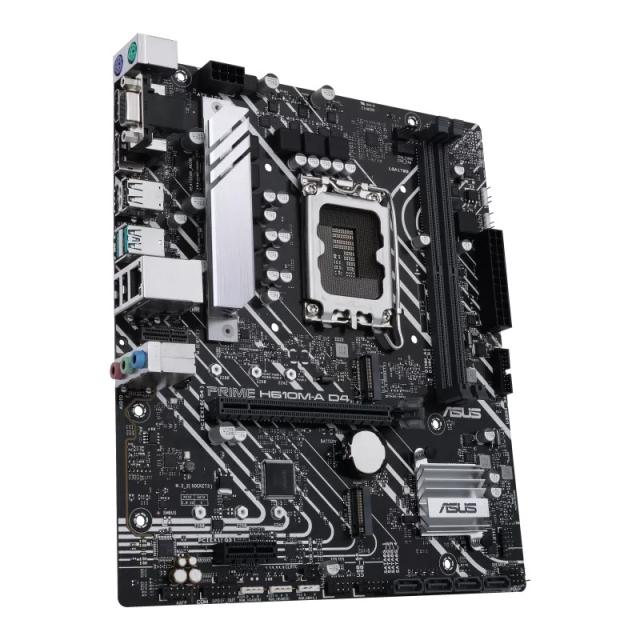 ASUS - PRIME H610M-A D4-CSM Intel H610 LGA 1700 micro ATX